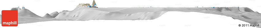 Shaded Relief Horizon Map of Ha'apai, desaturated
