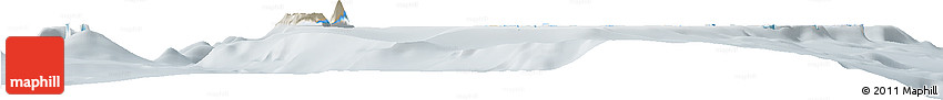 Shaded Relief Horizon Map of Ha'apai, lighten, semi-desaturated