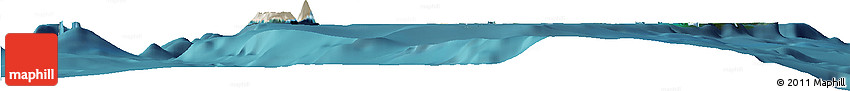 Shaded Relief Horizon Map of Ha'apai, satellite outside