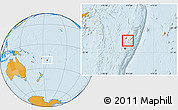 Political Location Map of Ha'apai, highlighted country, within the entire country