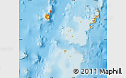 Political Map of Ha'apai, shaded relief outside