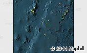 Satellite Map of Ha'apai, darken