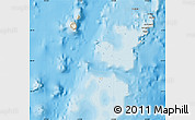 Shaded Relief Map of Ha'apai, political outside