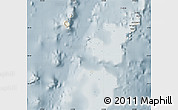 Shaded Relief Map of Ha'apai, semi-desaturated