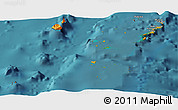 Political Panoramic Map of Ha'apai, satellite outside