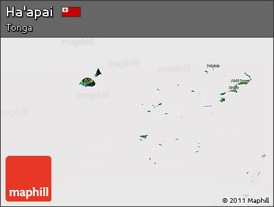 Satellite Panoramic Map of Ha'apai, cropped outside