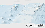 Shaded Relief Panoramic Map of Ha'apai, lighten