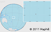 Gray Location Map of Tonga, lighten, desaturated, land only
