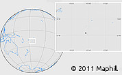 Gray Location Map of Tonga, lighten, desaturated