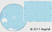 Gray Location Map of Tonga, lighten, land only