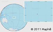 Gray Location Map of Tonga, lighten, semi-desaturated, land only