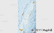 Political Map of Tonga, lighten