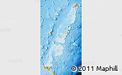 Political Map of Tonga, shaded relief outside