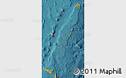 Political Map of Tonga, single color outside, satellite sea