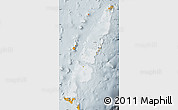 Political Shades Map of Tonga, lighten, semi-desaturated