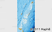 Political Shades Map of Tonga, satellite outside, bathymetry sea