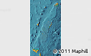 Political Shades Map of Tonga, satellite outside
