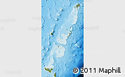 Satellite Map of Tonga, single color outside, shaded relief sea