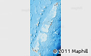 Shaded Relief Map of Tonga, darken, desaturated, land only