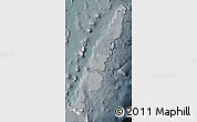 Shaded Relief Map of Tonga, darken, semi-desaturated