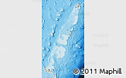 Shaded Relief Map of Tonga, political shades outside