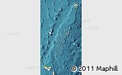 Shaded Relief Map of Tonga, satellite outside