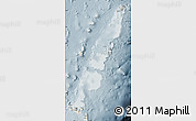 Shaded Relief Map of Tonga, semi-desaturated