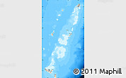 Shaded Relief Map of Tonga, single color outside, bathymetry sea