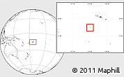 Blank Location Map of Niuas, highlighted country