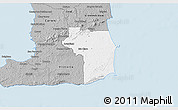Gray 3D Map of Nariva/Mayaro