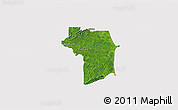 Satellite 3D Map of Nariva/Mayaro, cropped outside