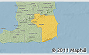 Savanna Style 3D Map of Nariva/Mayaro