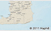 Shaded Relief 3D Map of Nariva/Mayaro