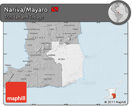 Gray Map of Nariva/Mayaro
