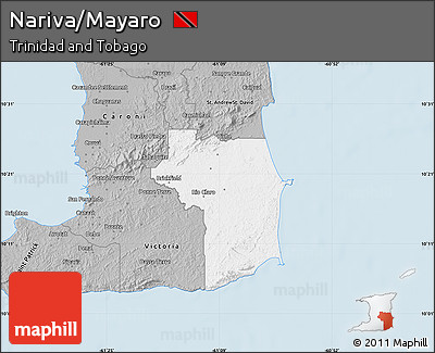 Gray Map of Nariva/Mayaro