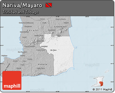 Gray Map of Nariva/Mayaro