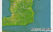 Satellite Map of Nariva/Mayaro
