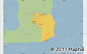 Savanna Style Map of Nariva/Mayaro, single color outside