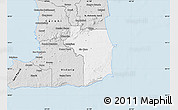 Silver Style Map of Nariva/Mayaro
