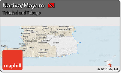 Classic Style Panoramic Map of Nariva/Mayaro