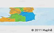 Political Panoramic Map of Nariva/Mayaro