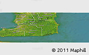 Satellite Panoramic Map of Nariva/Mayaro
