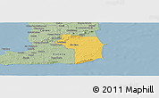Savanna Style Panoramic Map of Nariva/Mayaro