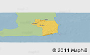 Savanna Style Panoramic Map of Nariva/Mayaro, single color outside