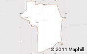 Classic Style Simple Map of Nariva/Mayaro, cropped outside