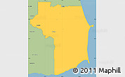 Savanna Style Simple Map of Nariva/Mayaro