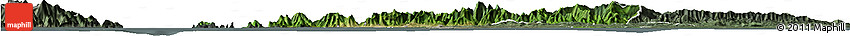 Satellite Horizon Map of Saint George, semi-desaturated