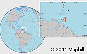 Gray Location Map of St. Andrew/St. David