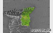 Satellite Map of St. Andrew/St. David, desaturated