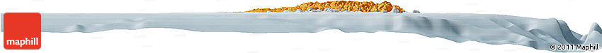 Political Horizon Map of Tobago, semi-desaturated